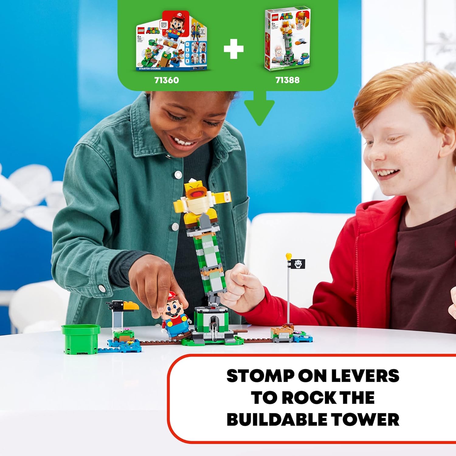 Boss Sumo Bro Topple Tower Expansion Set 71388 Building Kit (231 Pieces) X668778
