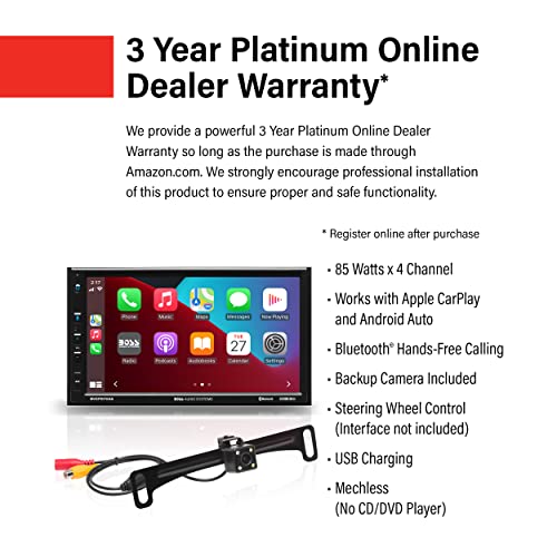 Double Din 6.2 Inch Capacitive Touchscreen Car Stereo K91255