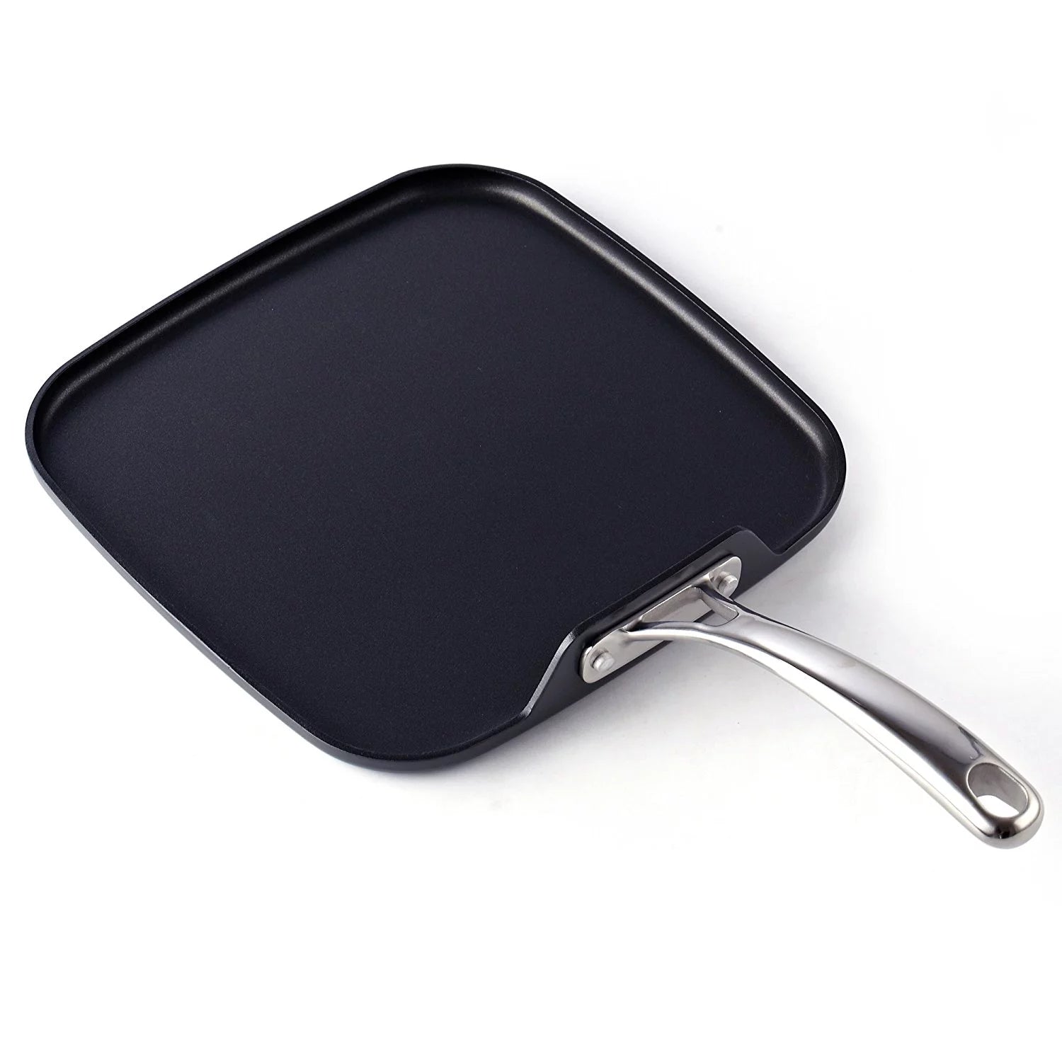 Black 11 x 11-Inch Nonstick Hard Anodized Griddle Pan S632