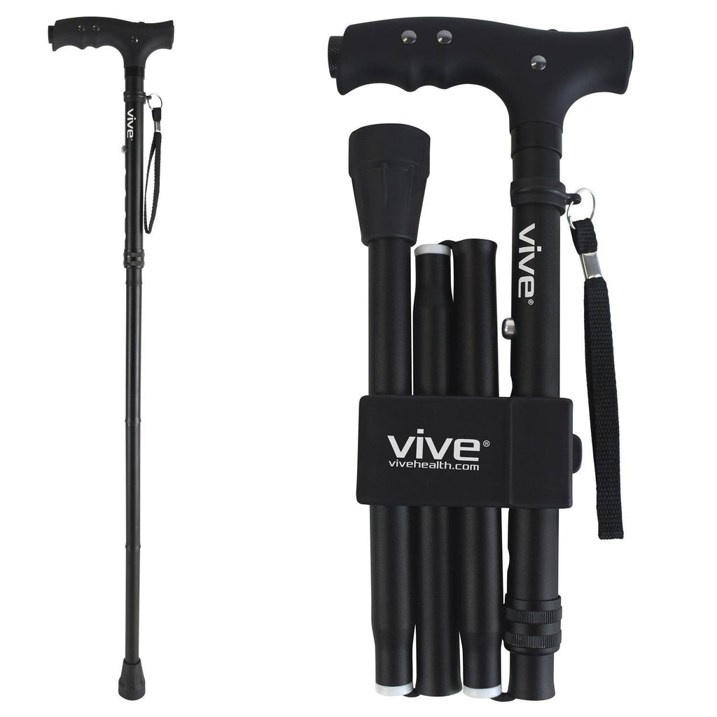Adjustable LED Folding Cane I95301