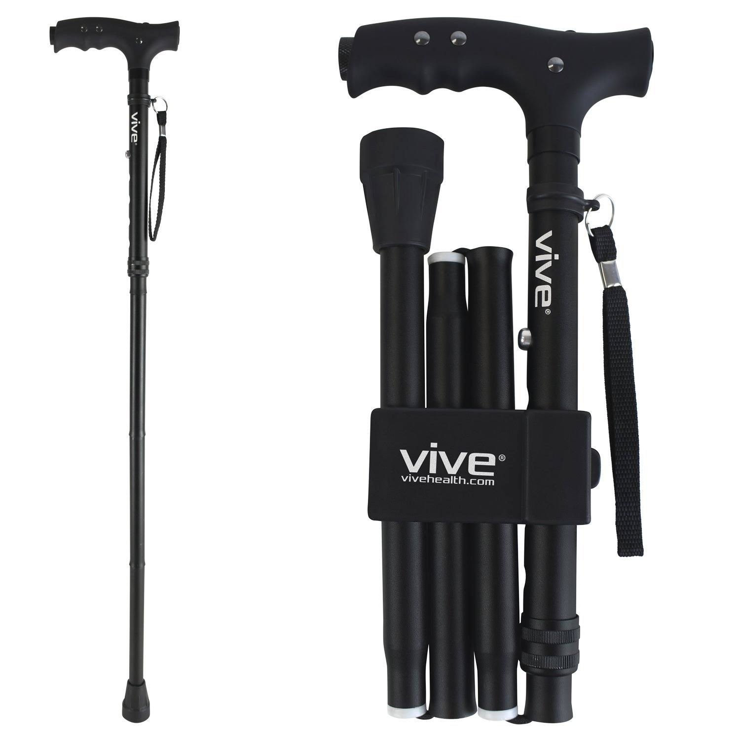 Adjustable LED Folding Cane I95301