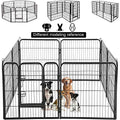 8 Panels 40 Inches Dog Playpen with Door V1237