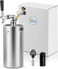 128oz Stainless Steel Mini Keg Beer Dispenser J439786