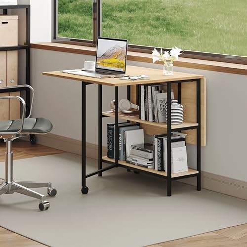 Solid Wooden Drop Leaf Dining Table Q657