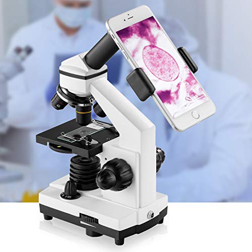 100X-2000X Compound Microscope with Microscope Slides E44435