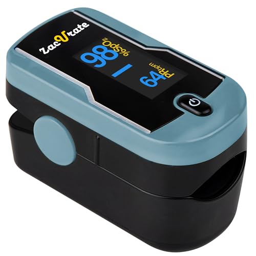 Fingertip Pulse Oximeter Blood Oxygen Saturation Monitor with Lanyard (Sunny Yellow) Z4612
