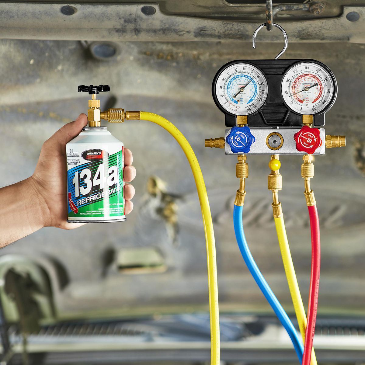 R134a Self-Sealing A/C Refrigerant Can Tap Valve E738