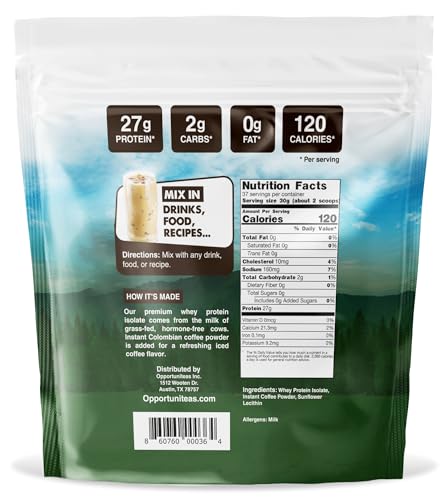 Unflavored Grass Fed Whey Isolate Protein Powder 5lb H35773