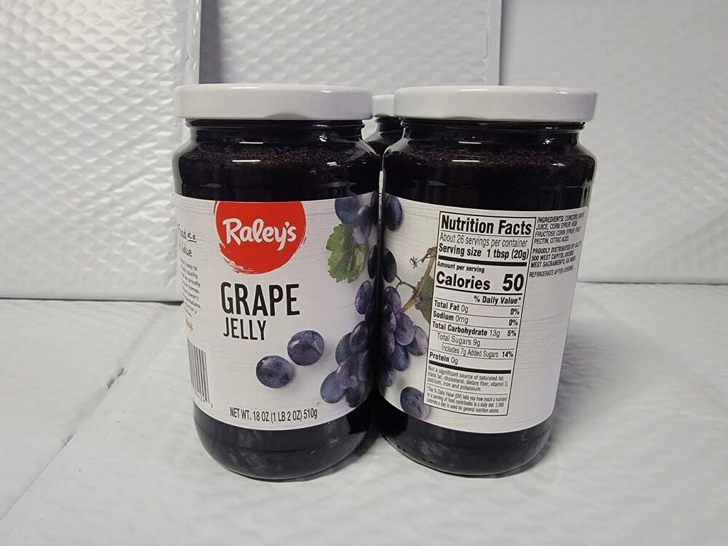Concord Grape Jelly 18 Oz (Pack of 4) in Glass Jars S5815