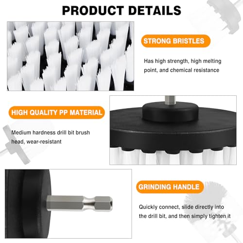 Electric Spin Scrubber Handheld, 2 Speed, with 9 Brush Heads, 450RPM Battery Power Scrubber Waterproof, 3.0Ah Battery and Charger X32262