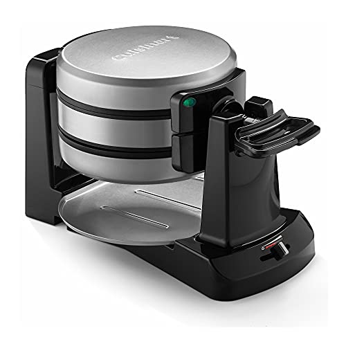 Black Nonstick Belgian Waffle Maker O635486