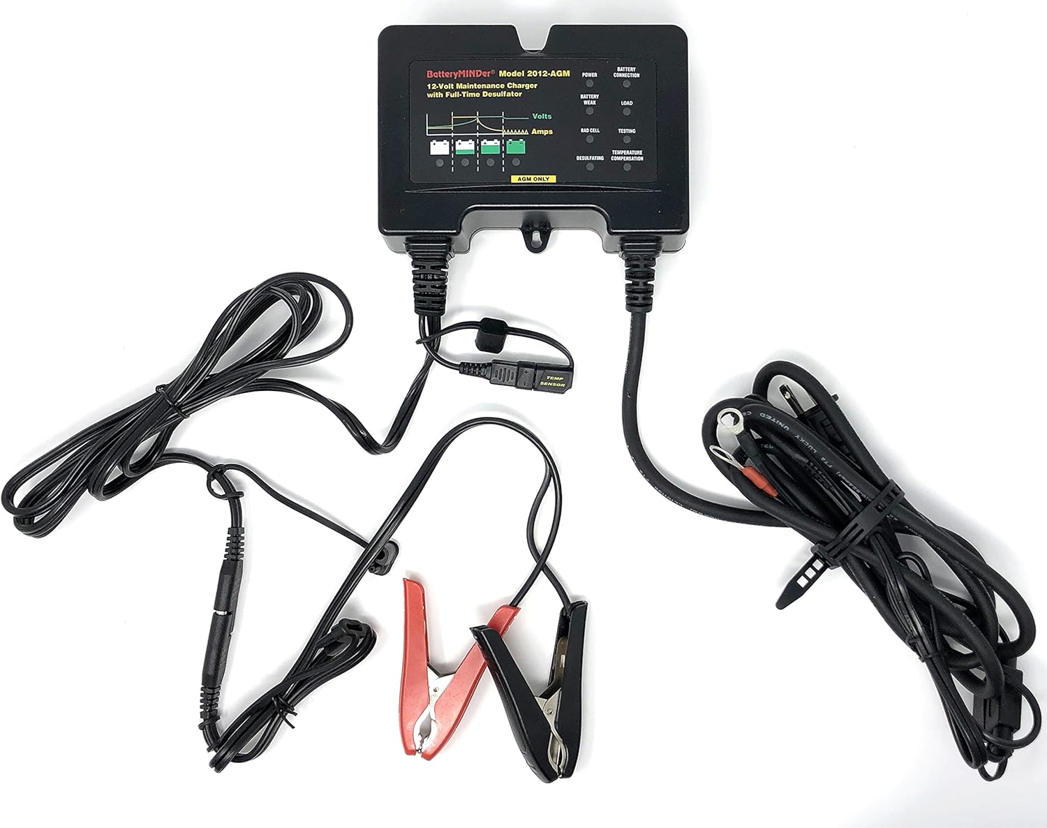 12 Volt 2 Amp AGM Battery Charger Maintainer Desulfator L42088