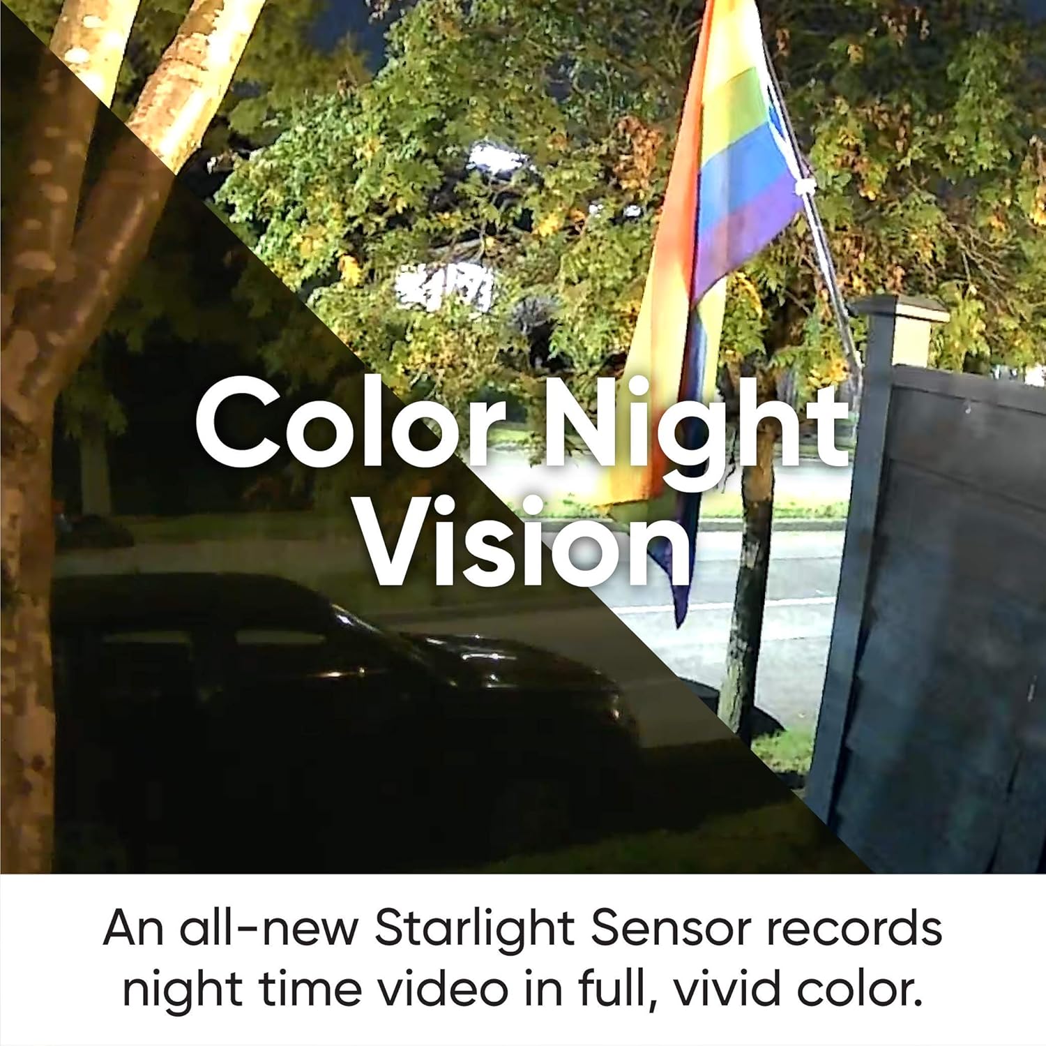 1080p HD Indoor/Outdoor Video Camera with Color Night Viewing and 2-Way Audio U49786