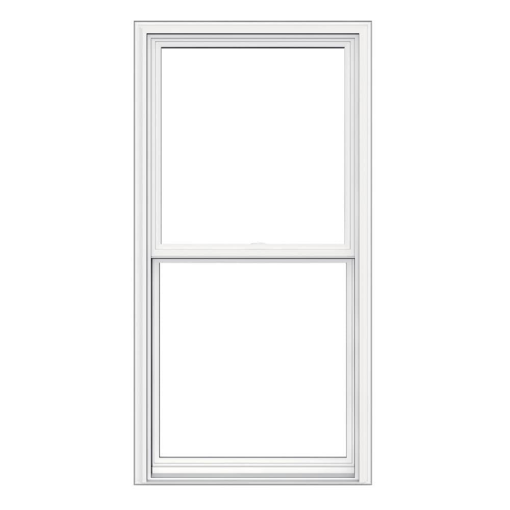 Vinyl Double Pane Double Strength Replacement Double Hung Window N981685