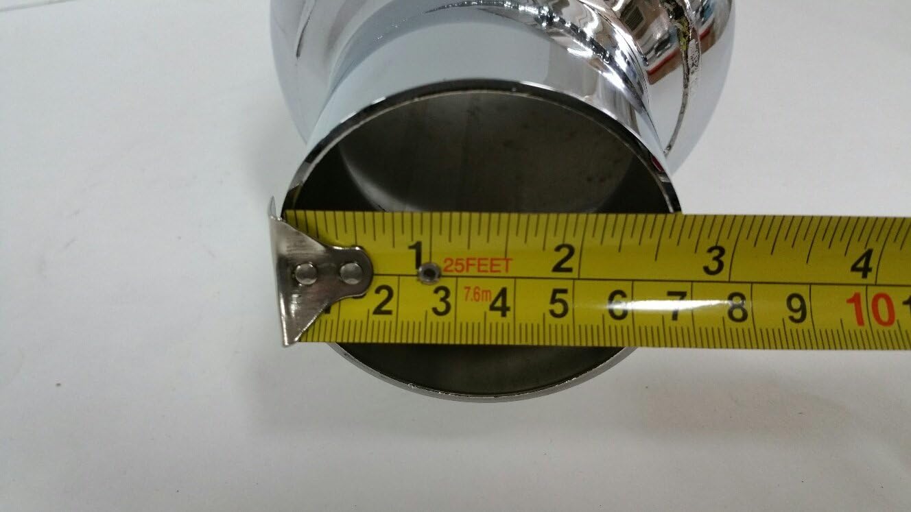 2.5" Inlet 5" Outlet 17" Pack of 2 Stainless Steel Exhaust Tip U86608