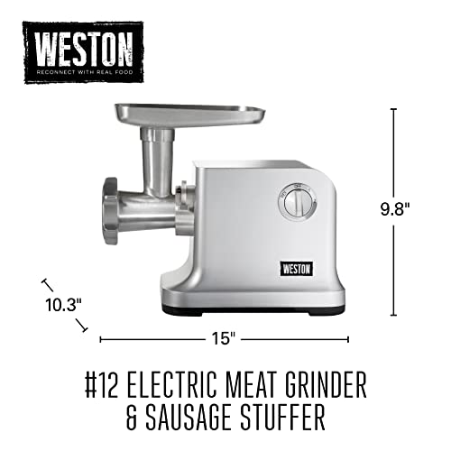 Electric Meat Grinder & Sausage Stuffer, 750 Watt, Stainless Steel Grinding Plates, Die-Cast Aluminum K405023