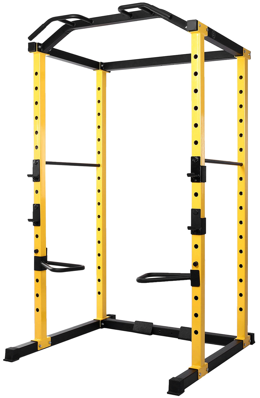 1000-Pound Capacity Adjustable Power Cage with J-Hooks and Dip Bars S2658