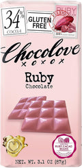 Ruby Chocolate 34% Cacao 3.2oz Bar 6 Pack T587798