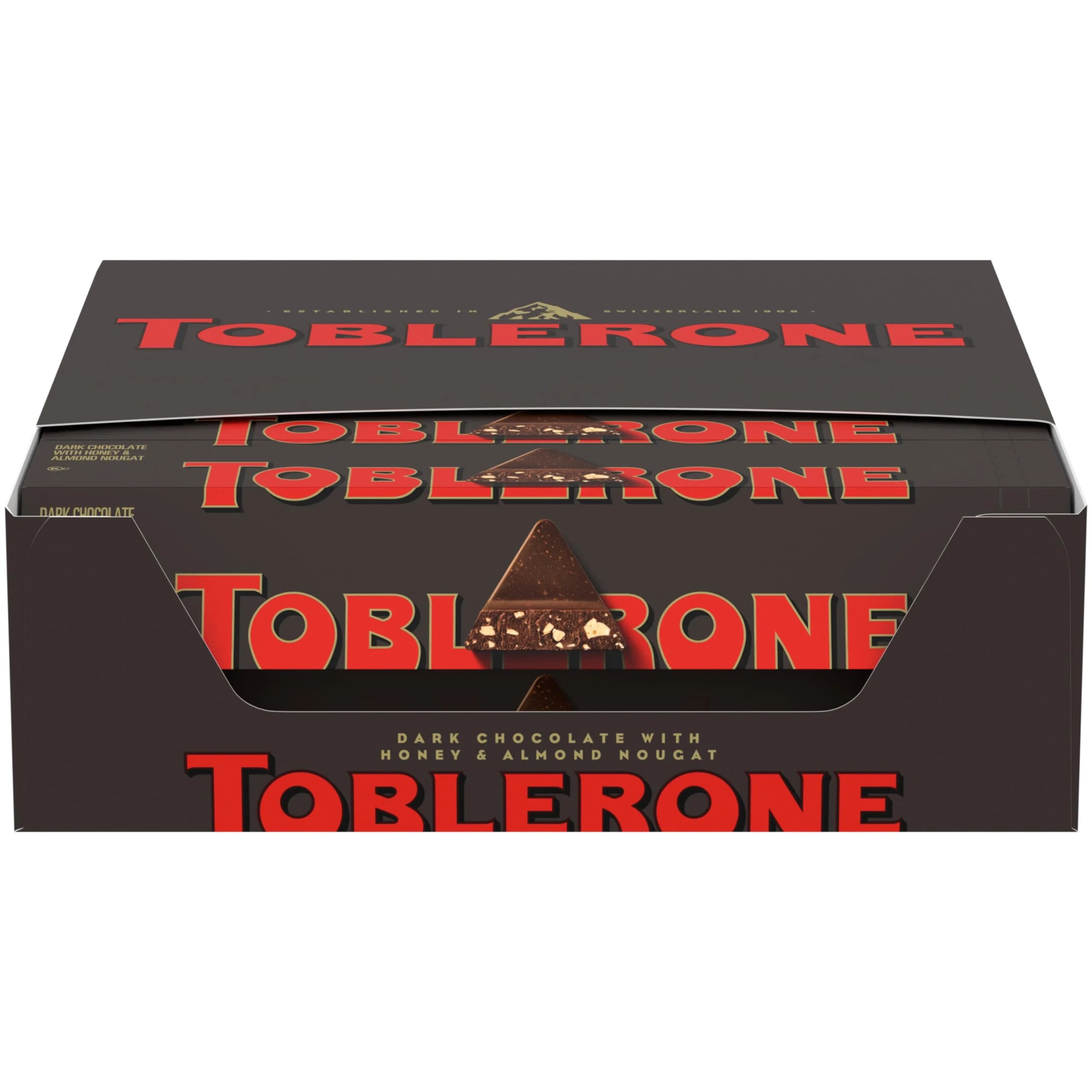 Dark Chocolate Bar With Honey And Almond Nougat, 20 - 3.52 Oz Bars T539