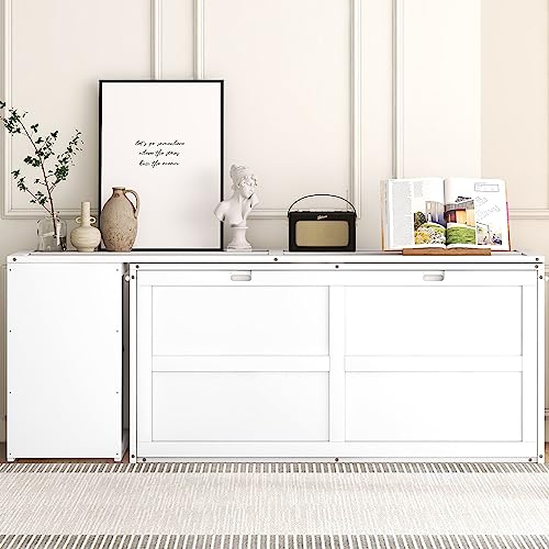 Grey Queen Size Murphy Bed with Storage Shelves Q9436