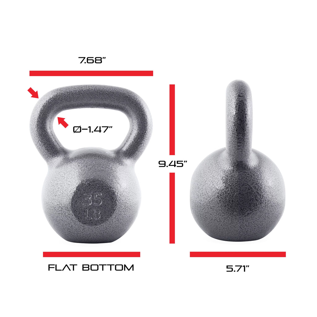 35-Pound Cast Iron Kettlebell Z1014