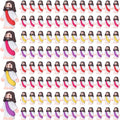 100 Pack Mini Jesus Figurines Multicolor X46953