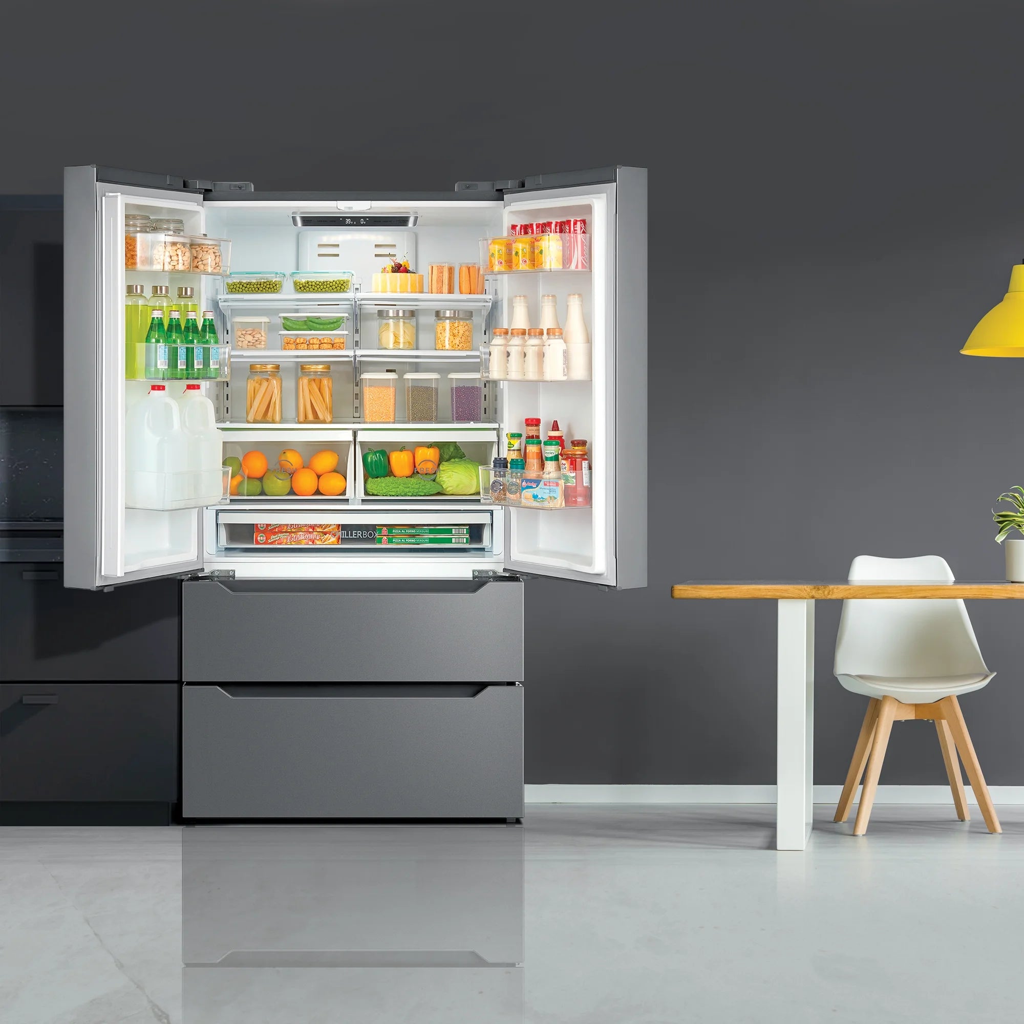 2 Piece Kitchen Appliance Package with Gas Range & French Door Refrigerator S153583