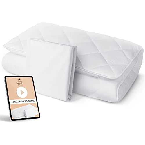 Twin Japanese Floor Mattress with Cotton Zip Cover J497