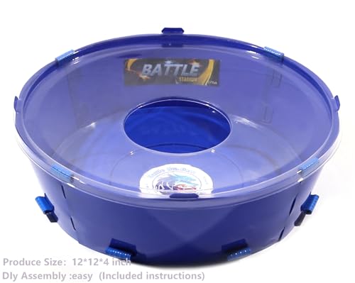 Blue Double Decker Battle Arena for Beyblade Burst Toys K3579