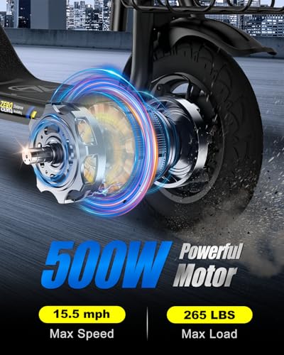 800W Peak Motor Foldable Electric Scooter with Seat Q401
