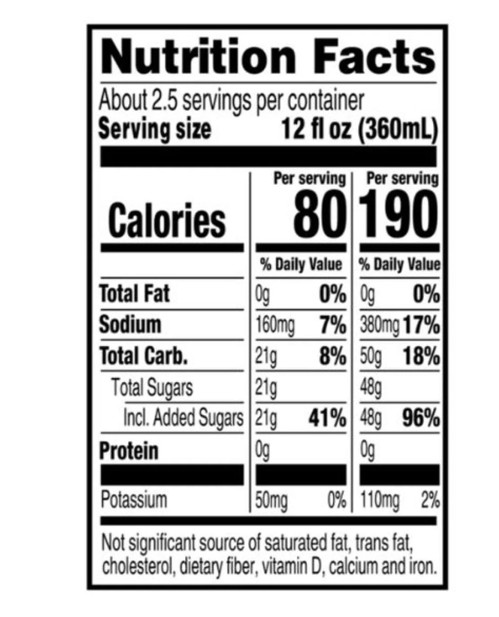 Lemonade Sports Drink, 28 oz Bottle, Quantity of 2 H187665
