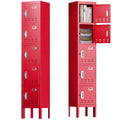 Blue 5 Doors Steel Locker Storage Cabinet K240