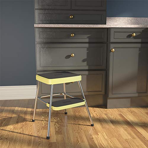 Yellow Steel Step Stool O403