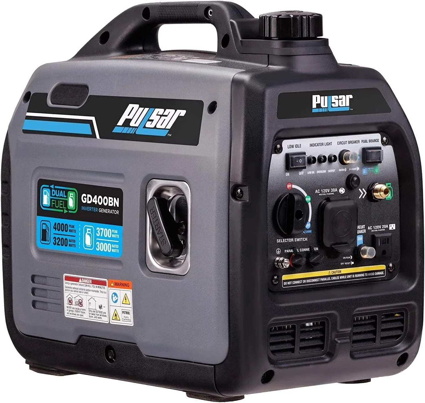4000W Portable Dual Fuel Generator X500