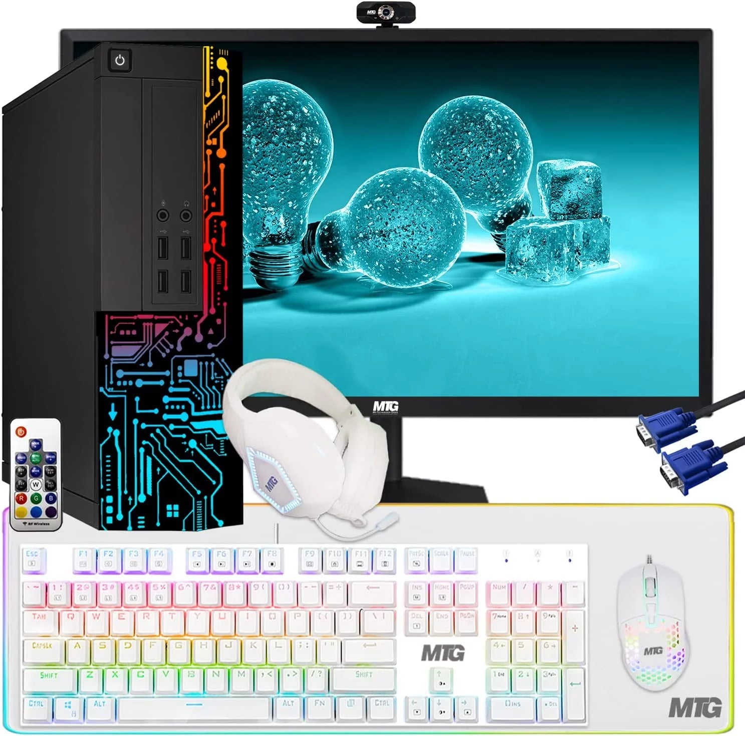 8GB RAM 500 GB HDD 27 Inch 165Hz Gaming Monitor Desktop PC X627542