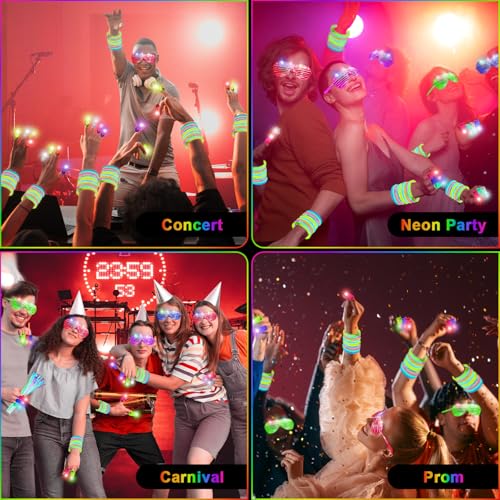 84PCS LED Glow Glasses V209299