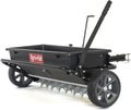 100 lb. Tow Spiker Seeder Spreader, Black F6764