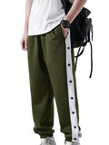 Men Tear Away Pants Quick Dry Loose Fit Basketball Pants Z747