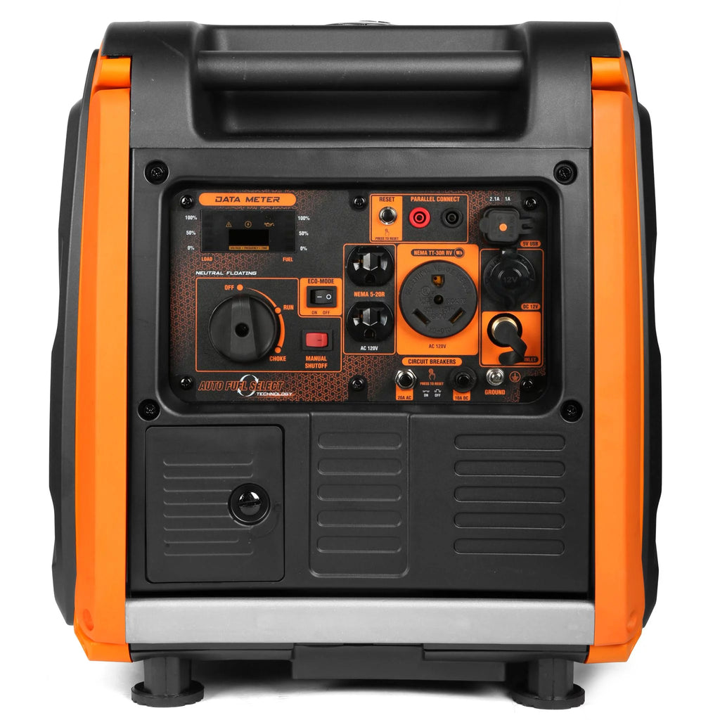 4500-Watt Dual Fuel Portable Inverter Generator with Fuel Shut-Off L8226