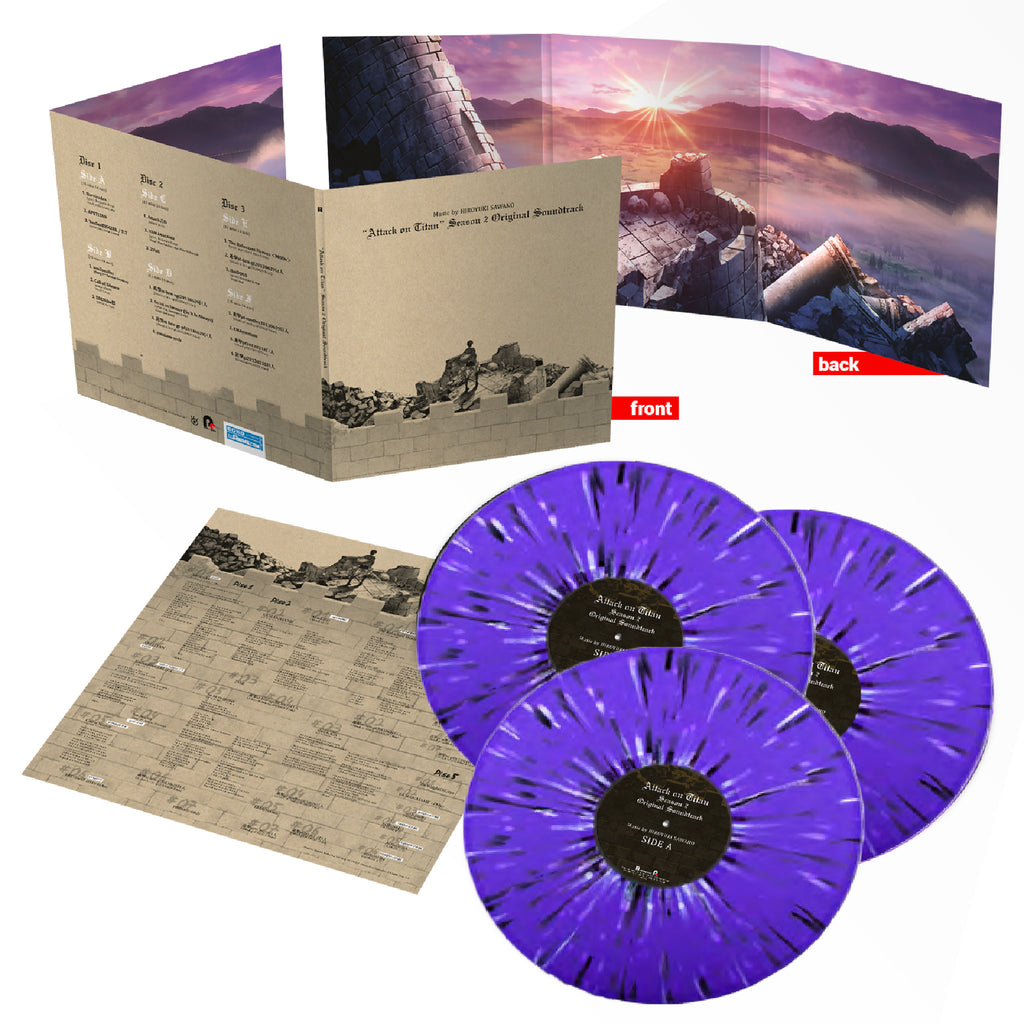 Attack on Titan Season 2 Soundtrack 3x LP Vinyl K2978