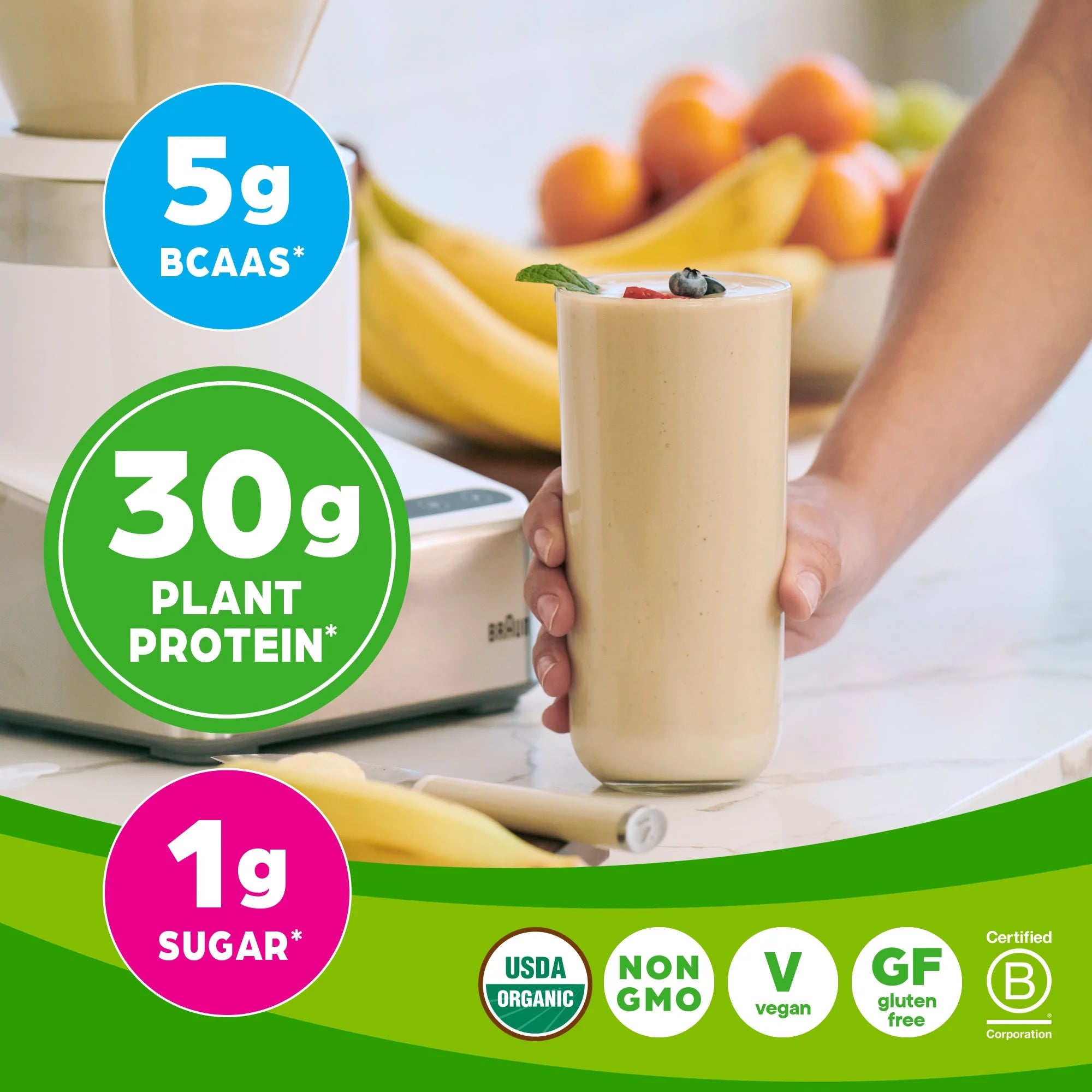 Vanilla 30g Vegan Sport Protein Powder V928069