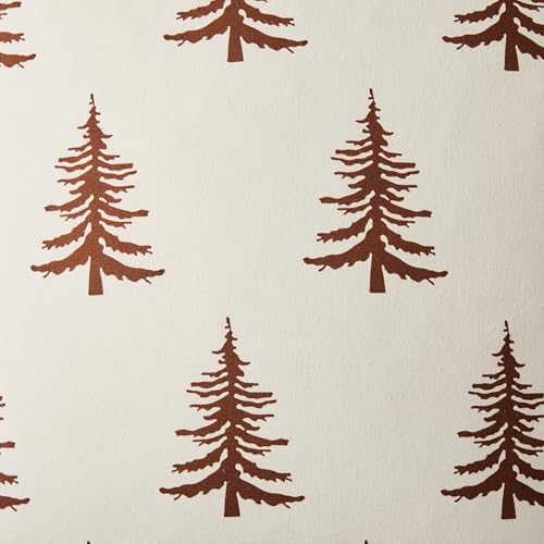 Cotton Christmas Pillow Covers Set of 2, 18x18 Inch Green O9898