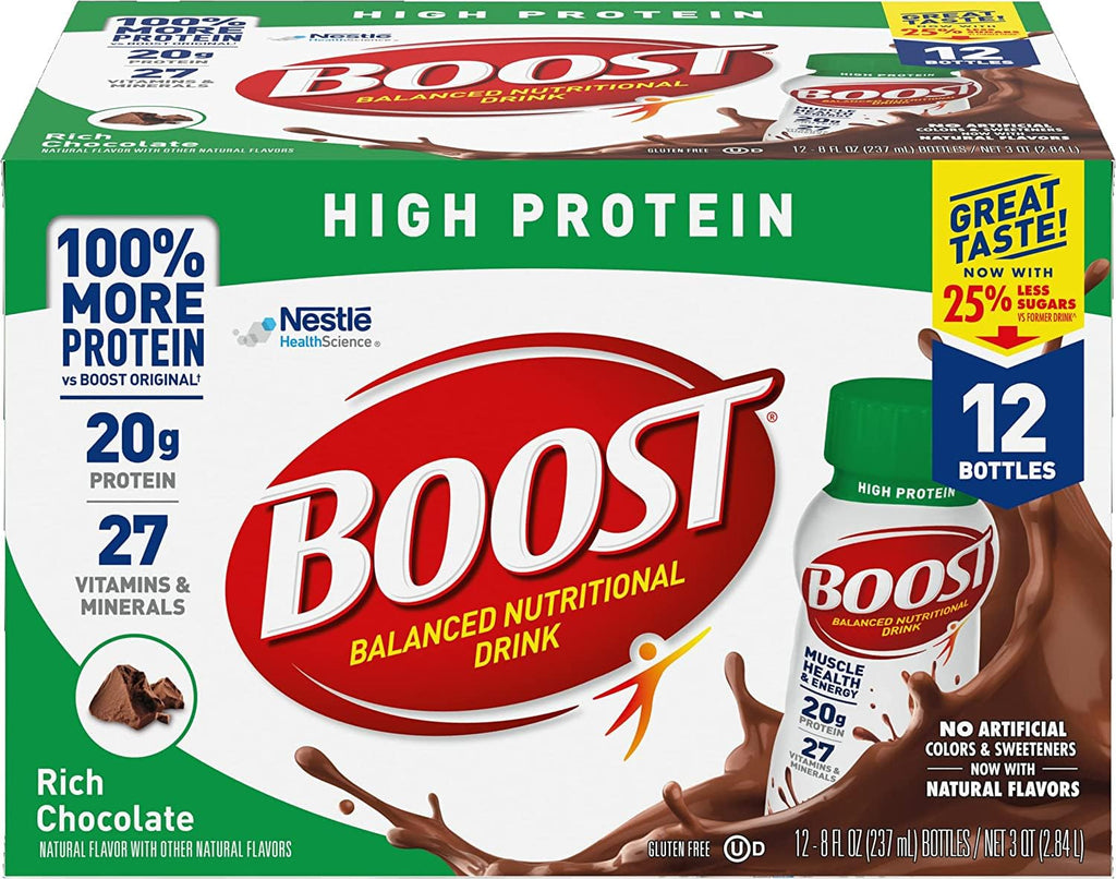 Rich Chocolate 8 FL OZ Pack of 12 Nutritional Drink R647737