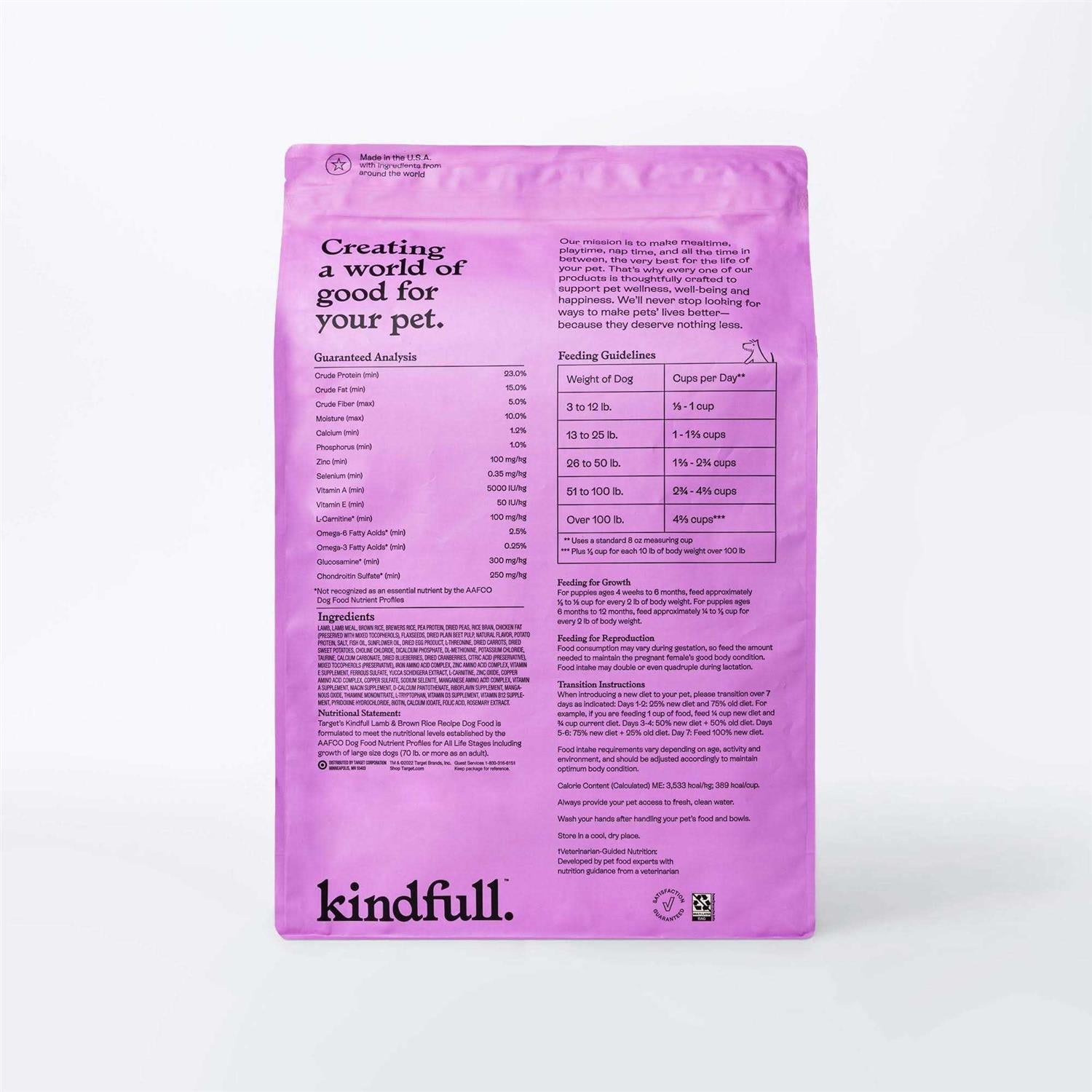 Lamb & Brown Rice Recipe Dry Dog Food K22141