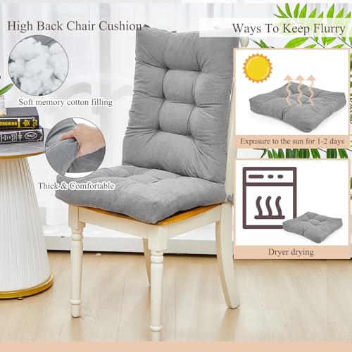 Beige 4 Sets Outdoor Patio Chair Cushions F3836