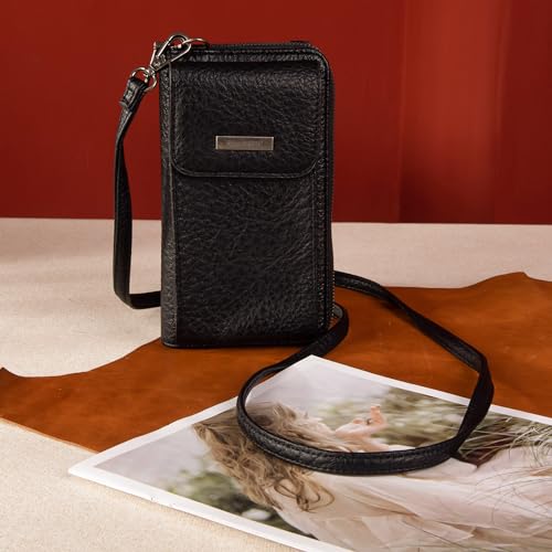Small Crossbody Cellphone Purse with Side Zipper Pocket K5626
