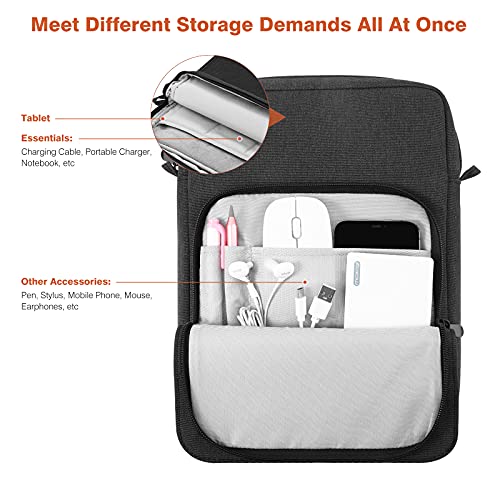 Marble Blue 9-11 Inch Tablet Sleeve Shoulder Bag with Handle U633177