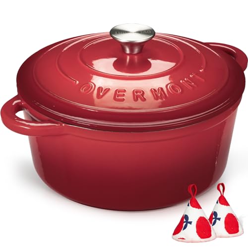 5.5QT Enameled Cast Iron Dutch Oven with Lid C209452