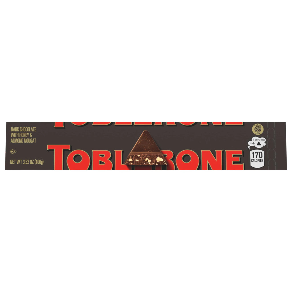 Dark Chocolate Bar With Honey And Almond Nougat, 20 - 3.52 Oz Bars T539