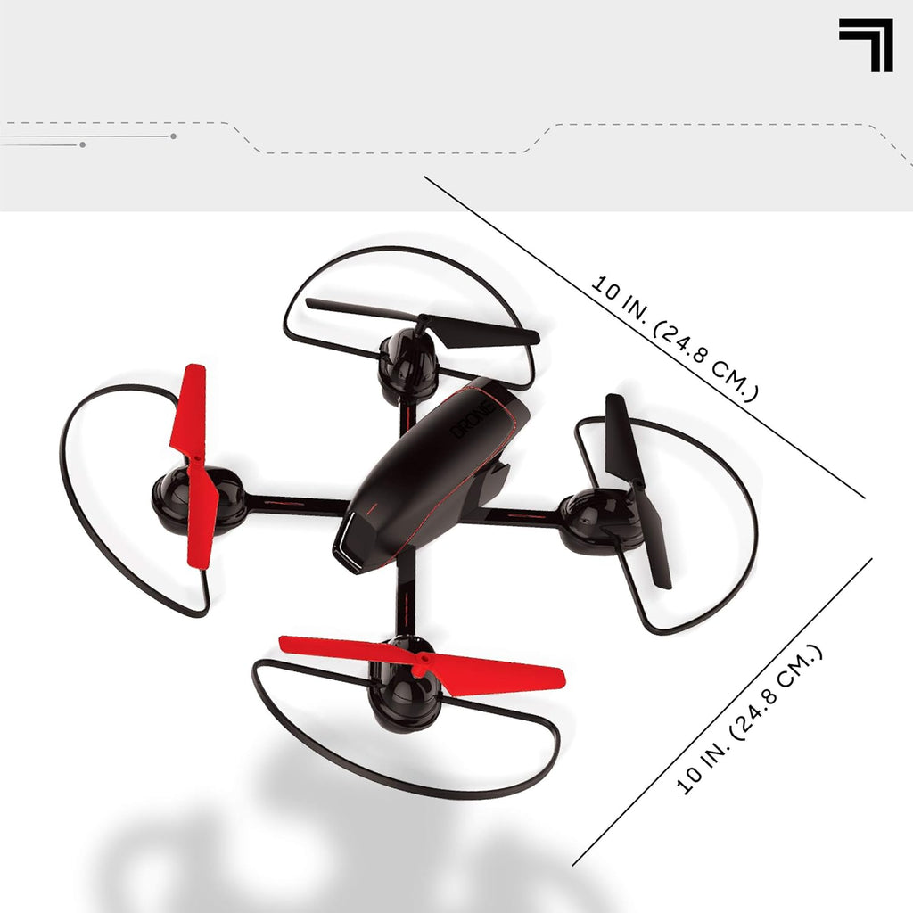 10” Drone with Camera, LED Lights, Rechargeable Battery T442